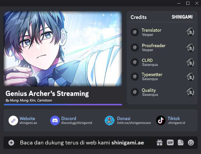 Komik Genius Archer’s Streaming Chapter 52 gambar 1