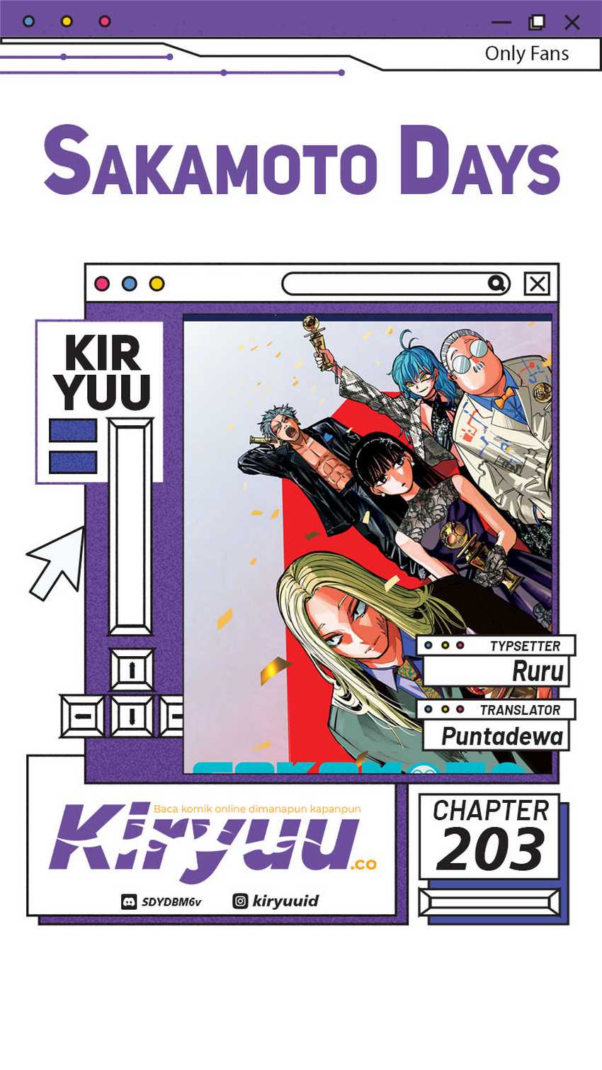 Komik Sakamoto Days Chapter 203 gambar 1
