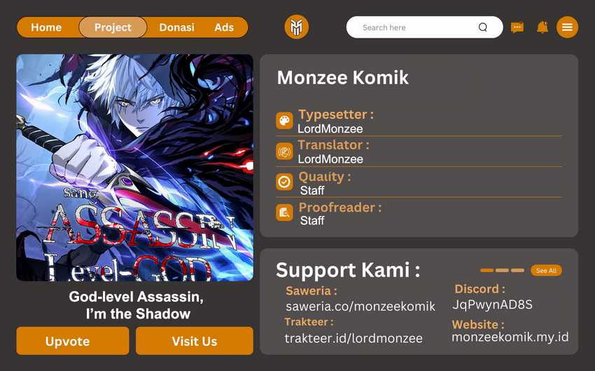 Komik God-level Assassin, I’m the Shadow Chapter 06 gambar 1
