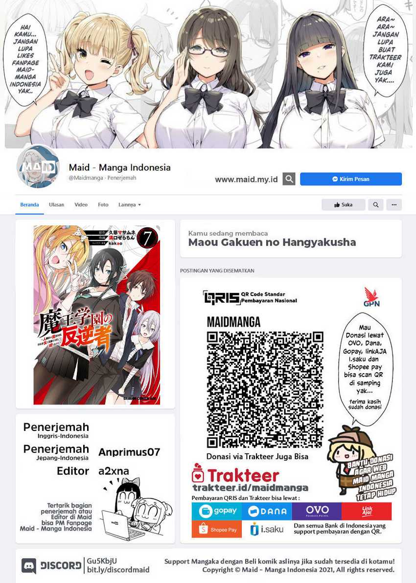 Manga Maou Gakuen no Hangyakusha Chapter 45 gambar 2