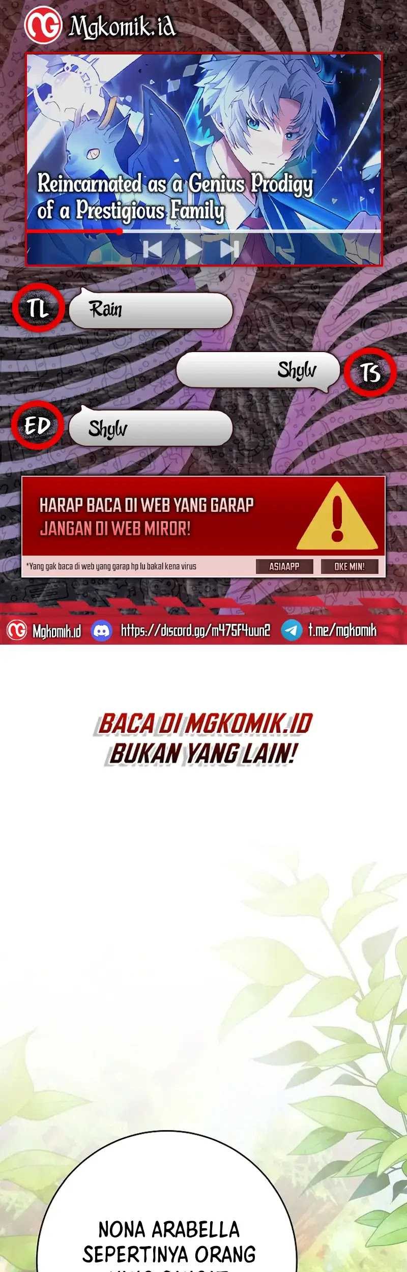 Komik Reincarnated as a Genius Prodigy of a Prestigious Family Chapter 23 gambar 1