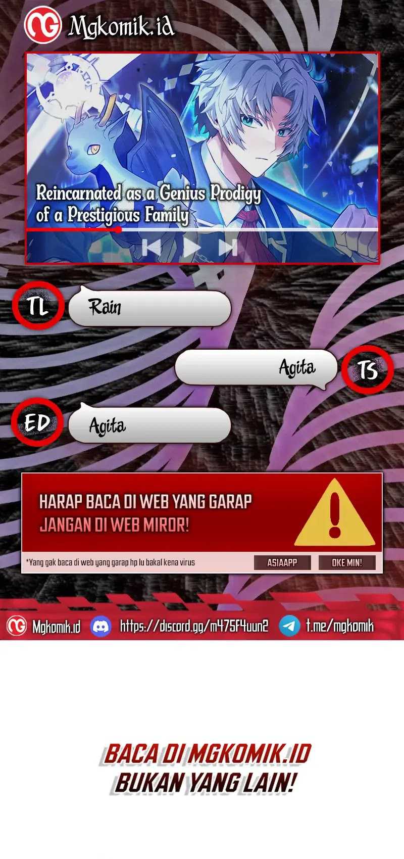 Komik Reincarnated as a Genius Prodigy of a Prestigious Family Chapter 05 gambar 1