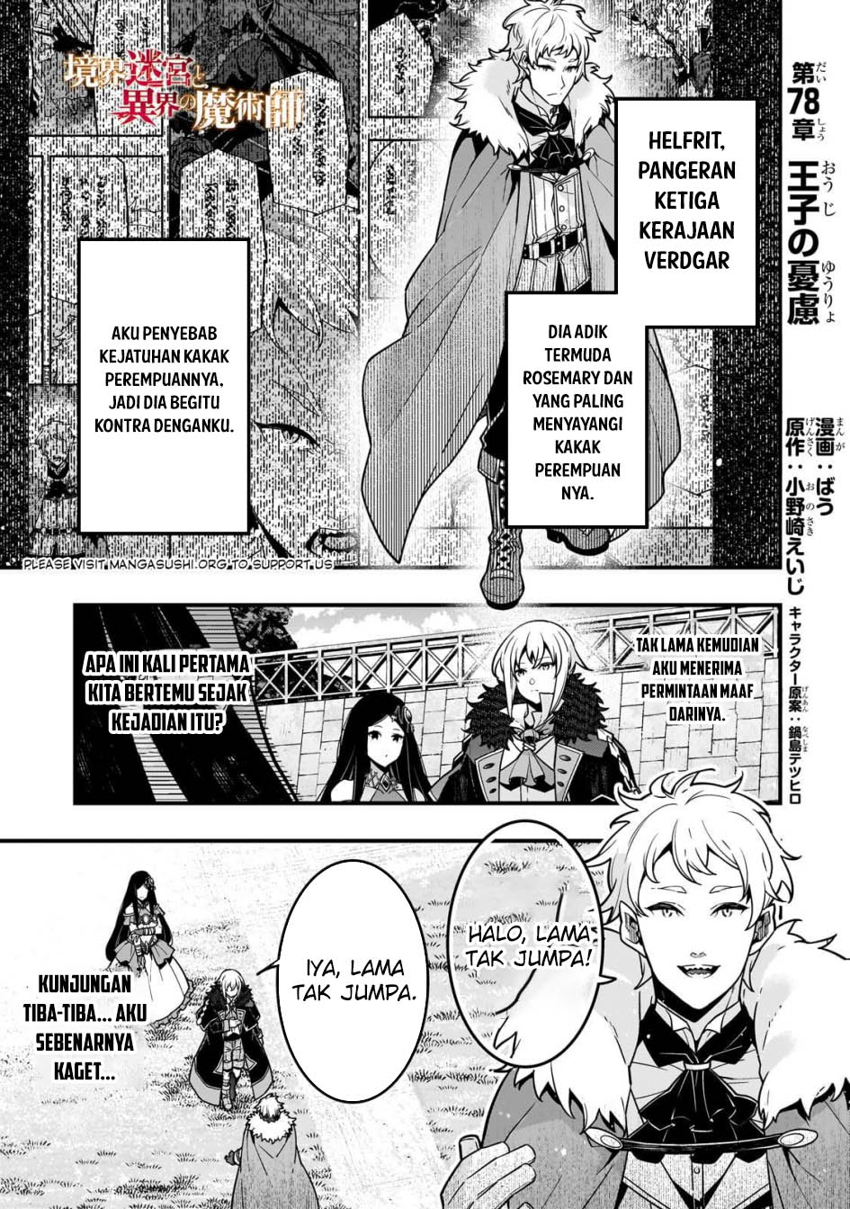 Manga Kyoukai Meikyuu to Ikai no Majutsushi Chapter 78 gambar 2