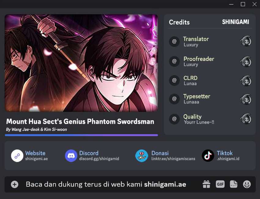Komik Mount Hua Sect’s Genius Phantom Swordsman Chapter 21 gambar 1