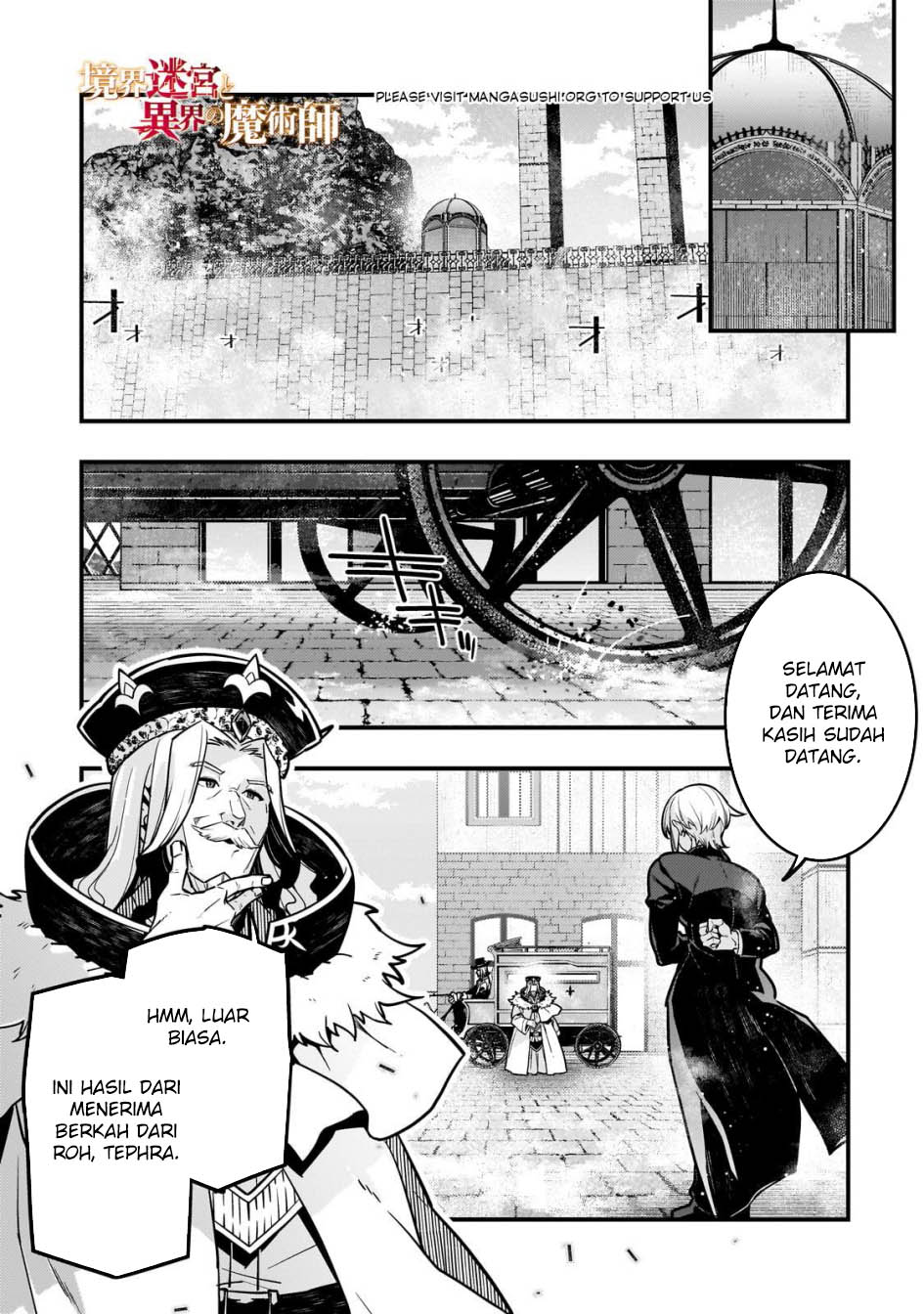 Manga Kyoukai Meikyuu to Ikai no Majutsushi Chapter 79 gambar 2