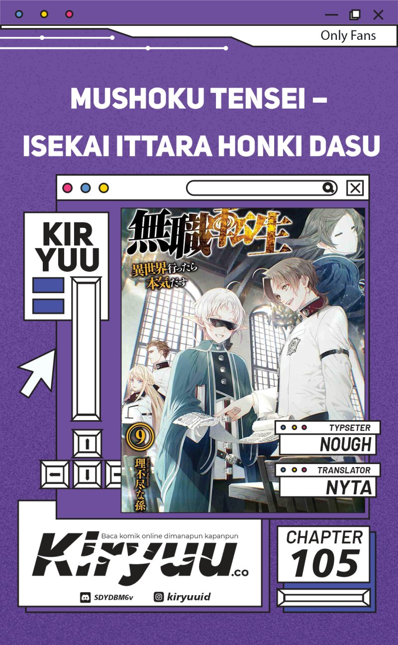 Komik Mushoku Tensei: Isekai Ittara Honki Dasu Chapter 105 gambar 1