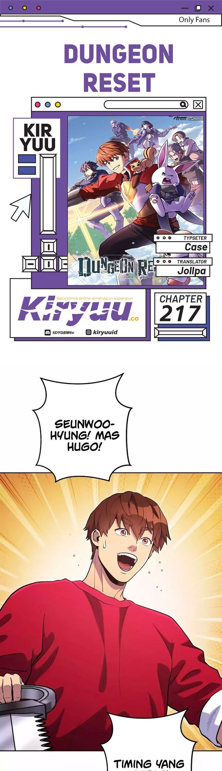 Komik Dungeon Reset Chapter 217 gambar 1