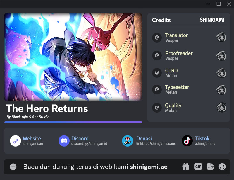 Komik The Hero Returns Chapter 97 gambar 1