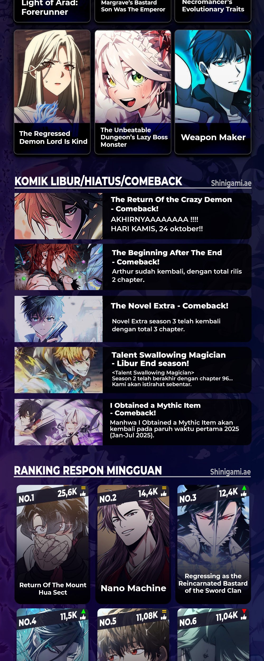 The Hero Returns Chapter 97 - Halaman 87