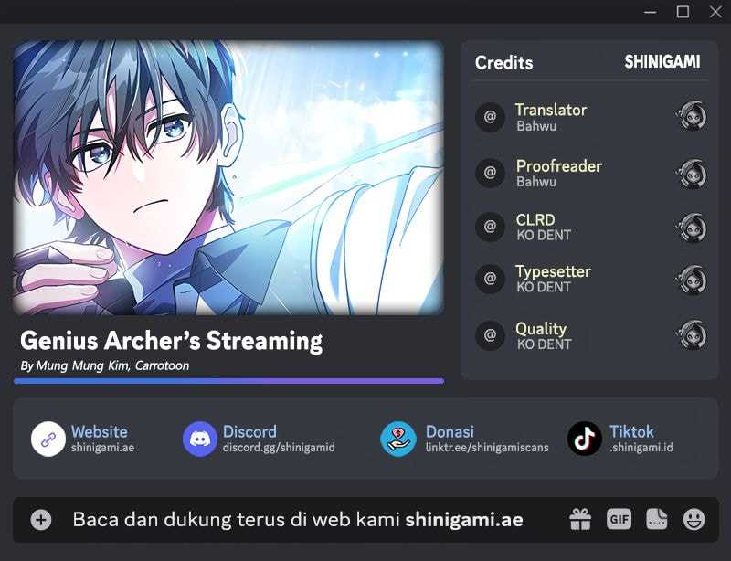 Komik Genius Archer’s Streaming Chapter 54 gambar 1