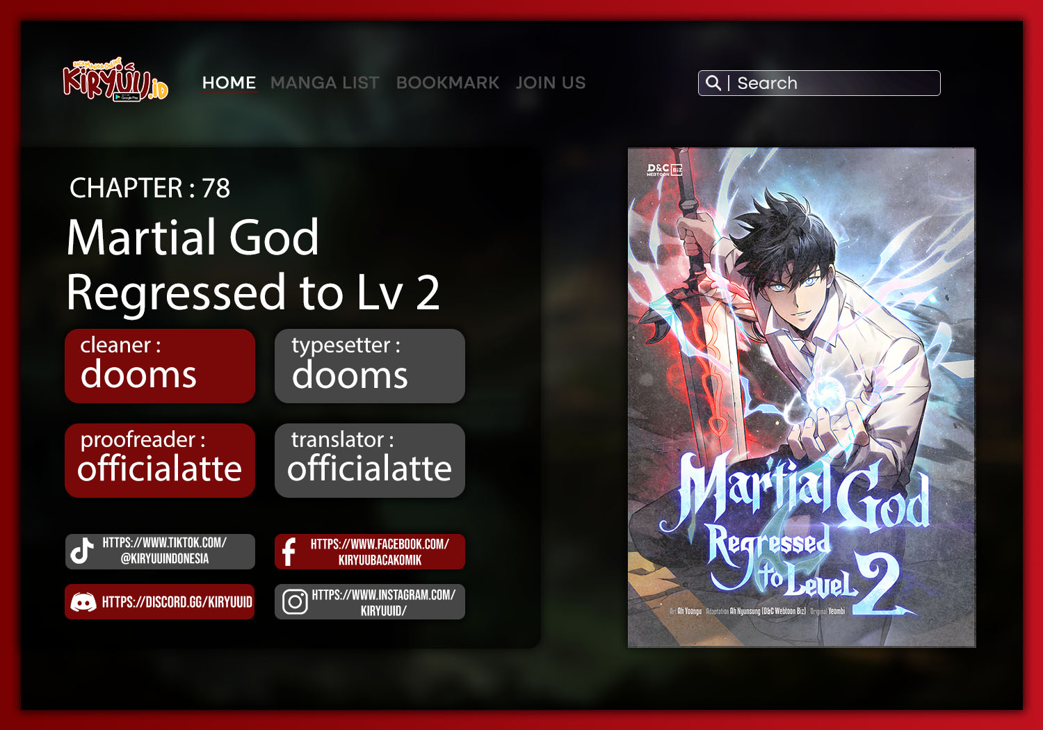 Komik Martial God Regressed to Level 2 Chapter 78 gambar 1