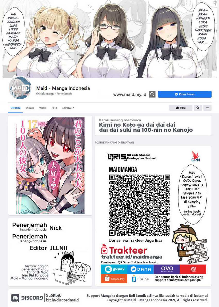Manga Kimi no Koto ga Dai Dai Dai Dai Daisuki na 100-ri no Kanojo Chapter 129 gambar 2