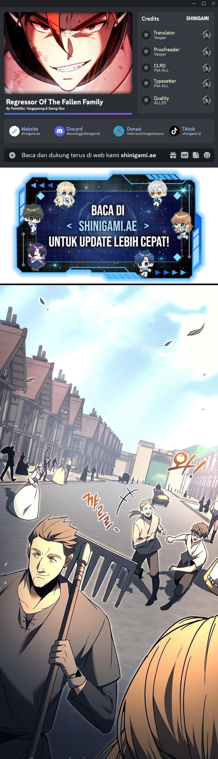Komik Regressor Of The Fallen Family Chapter 73 gambar 1