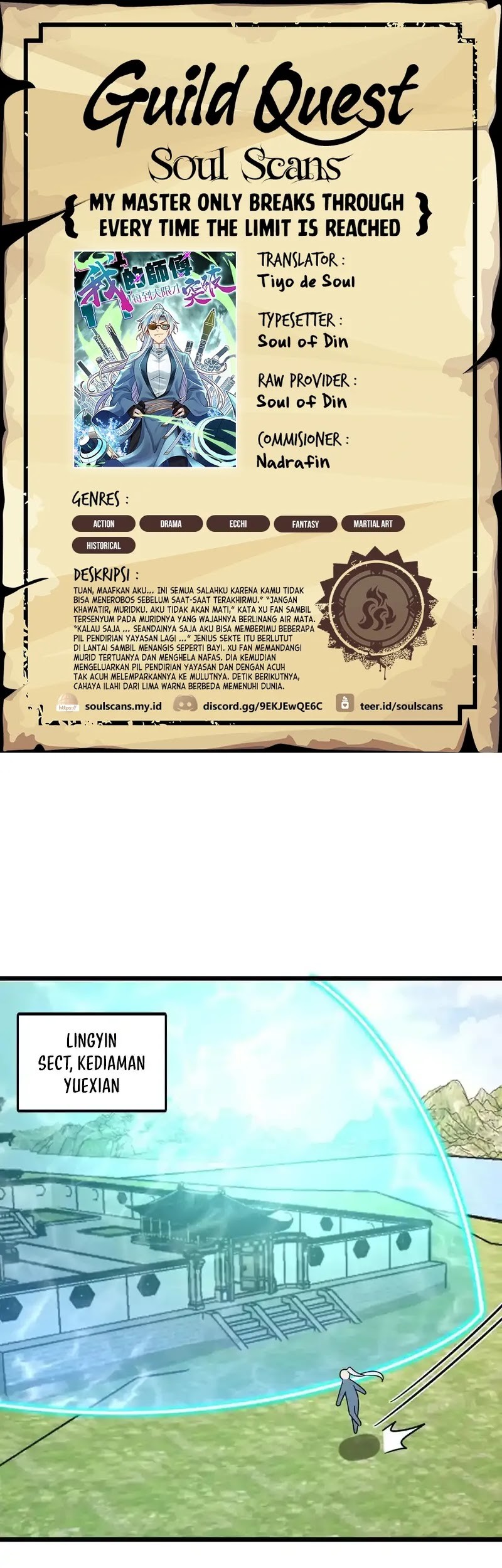 Komik My Master Only Breaks Through Every Time the Limit Is Reached Chapter 111 gambar 1