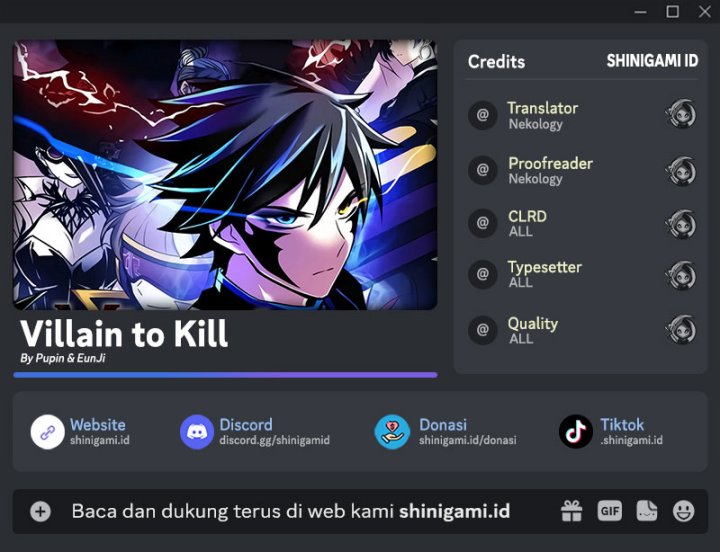 Komik Villain To Kill Chapter 113 gambar 1