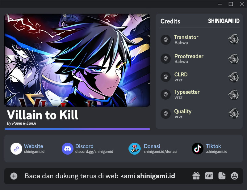 Komik Villain To Kill Chapter 94 gambar 1