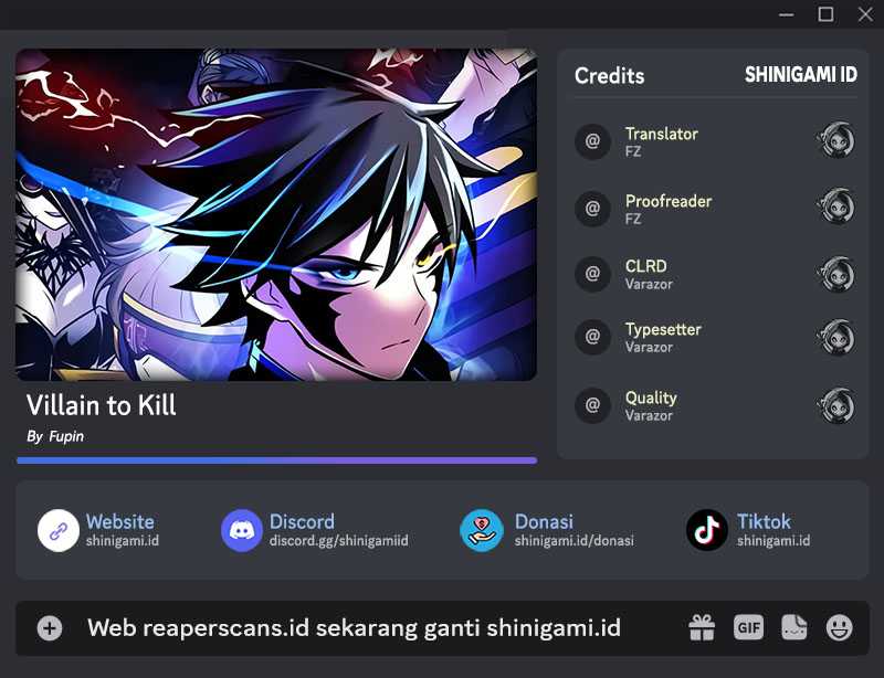 Komik Villain To Kill Chapter 87 gambar 1