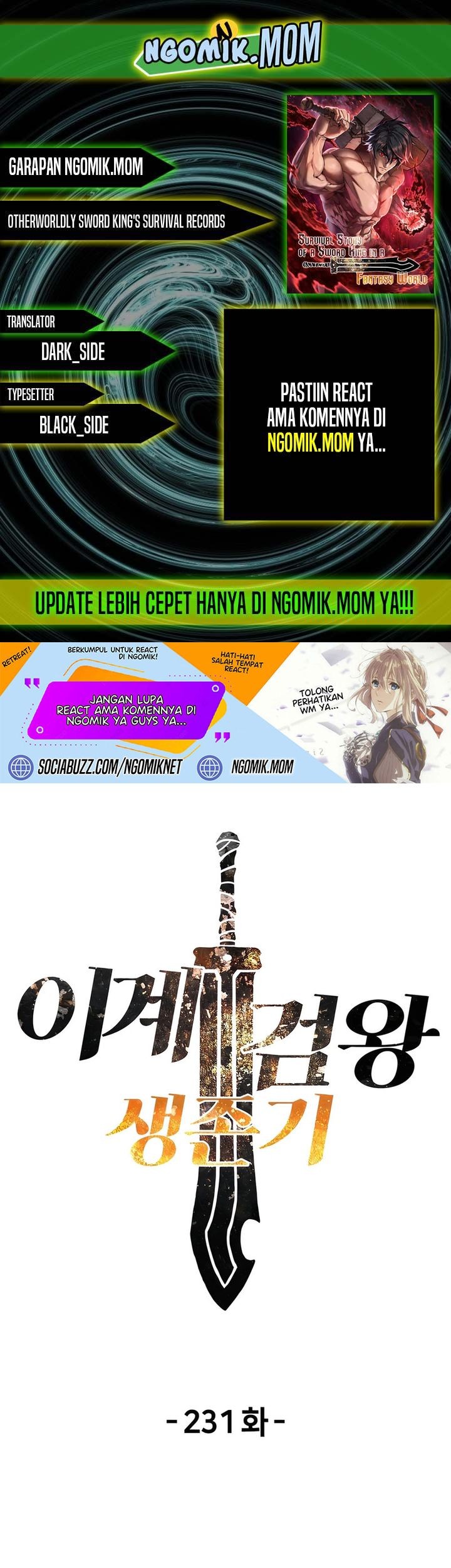 Komik Sword King Chapter 231 gambar 1