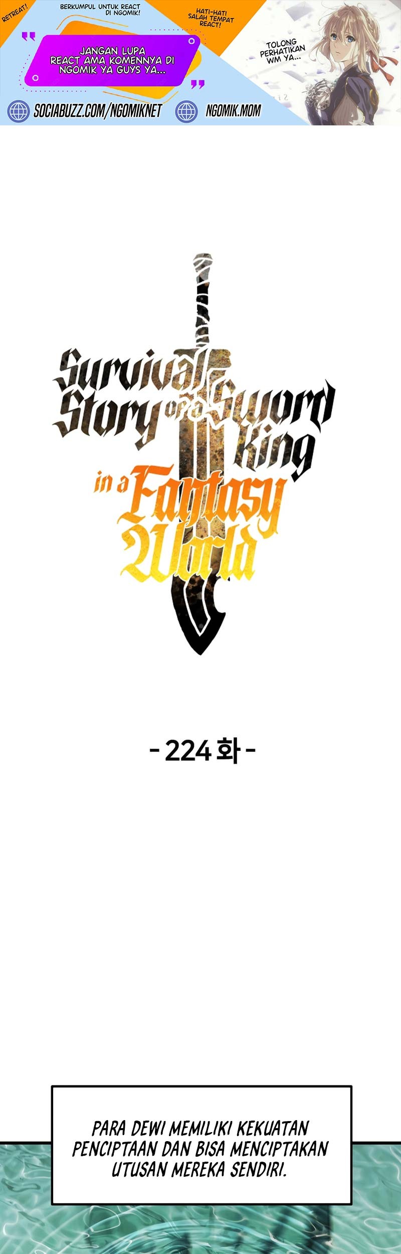 Manhwa Sword King Chapter 224 gambar 2