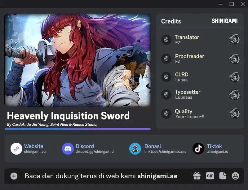 Komik Heavenly Inquisition Sword Chapter 114 gambar 1
