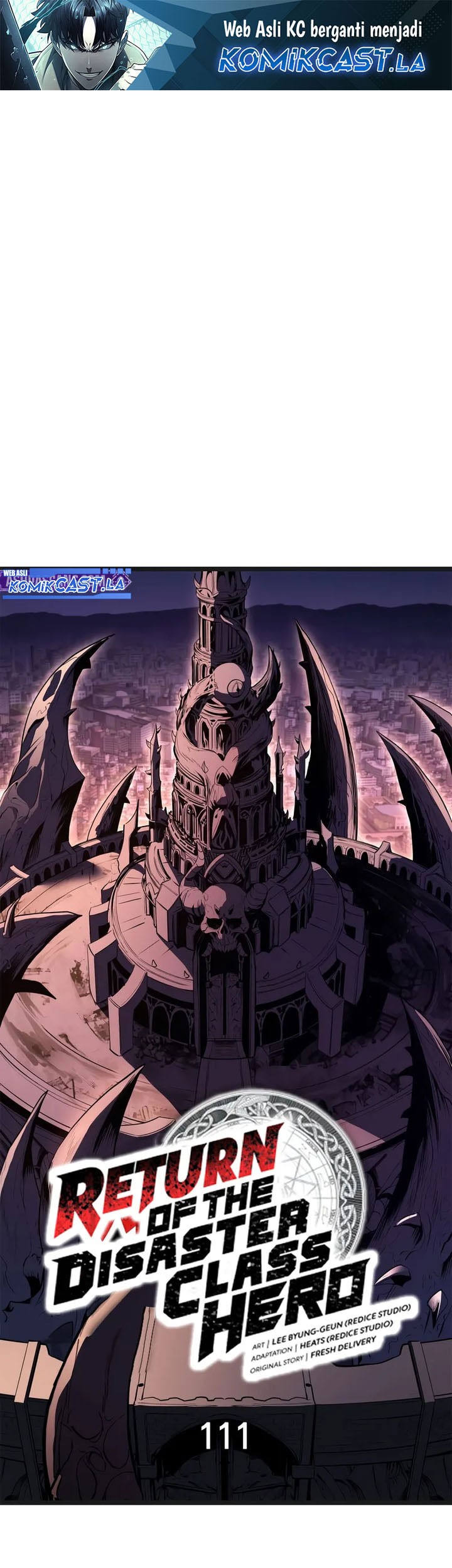 Manhwa A Disaster-Class Hero Has Returned Chapter 111 gambar 2