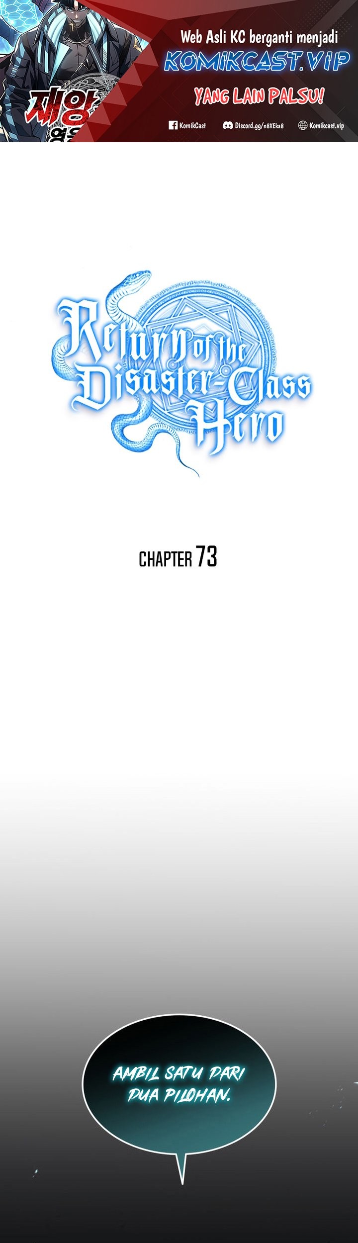 Manhwa A Disaster-Class Hero Has Returned Chapter 73 gambar 2