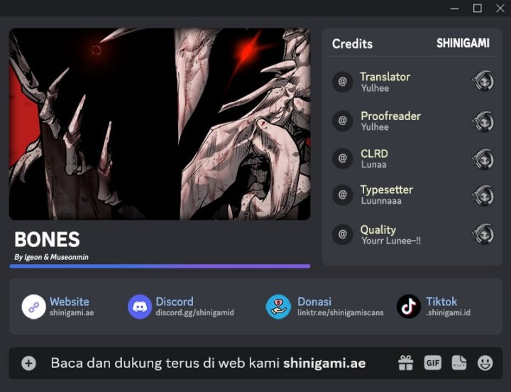 Komik Bones Chapter 28 gambar 1