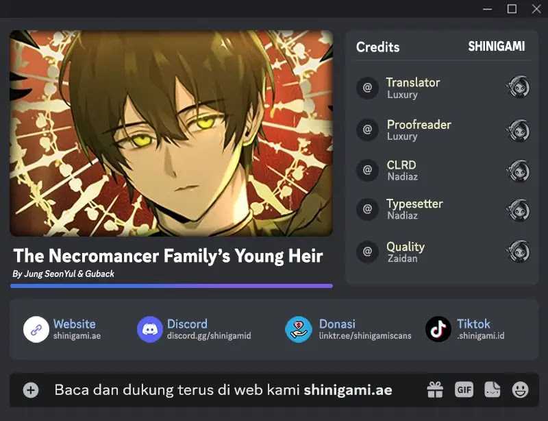 Komik The Necromancer Family’s Young Heir Chapter 18 gambar 1