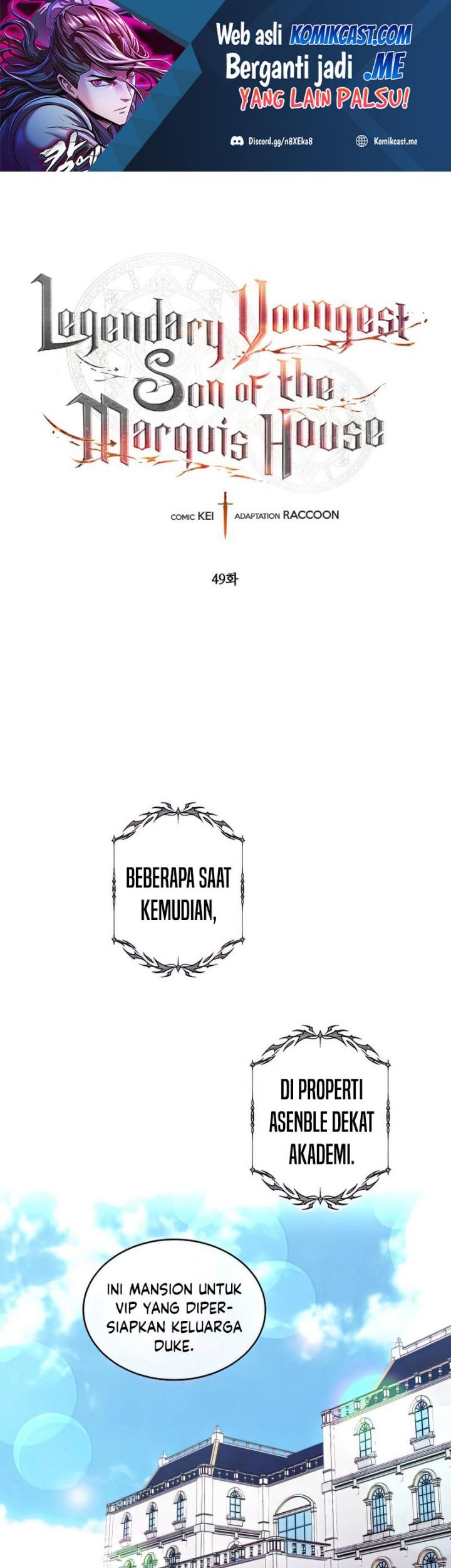 Manhwa Legendary Youngest Son of the Marquis House Chapter 49 gambar 2
