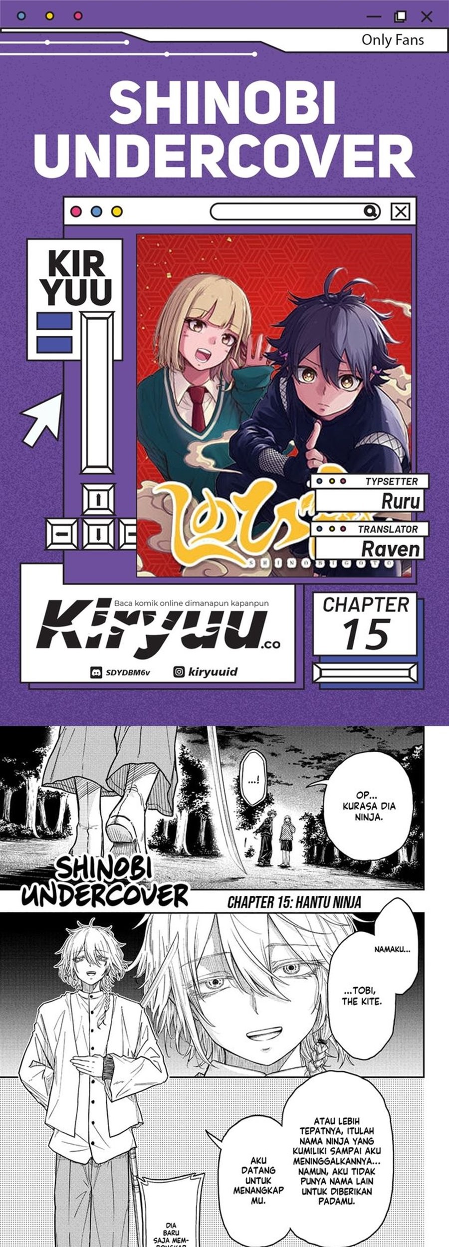 Komik Shinobi Undercover Chapter 15 gambar 1