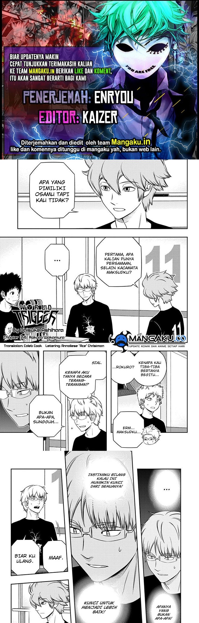 Komik World Trigger Chapter 245 gambar 1