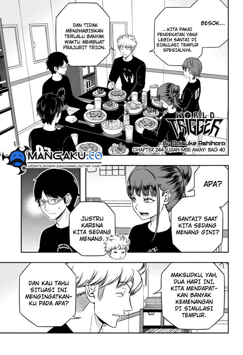 Manga World Trigger Chapter 244 gambar 2