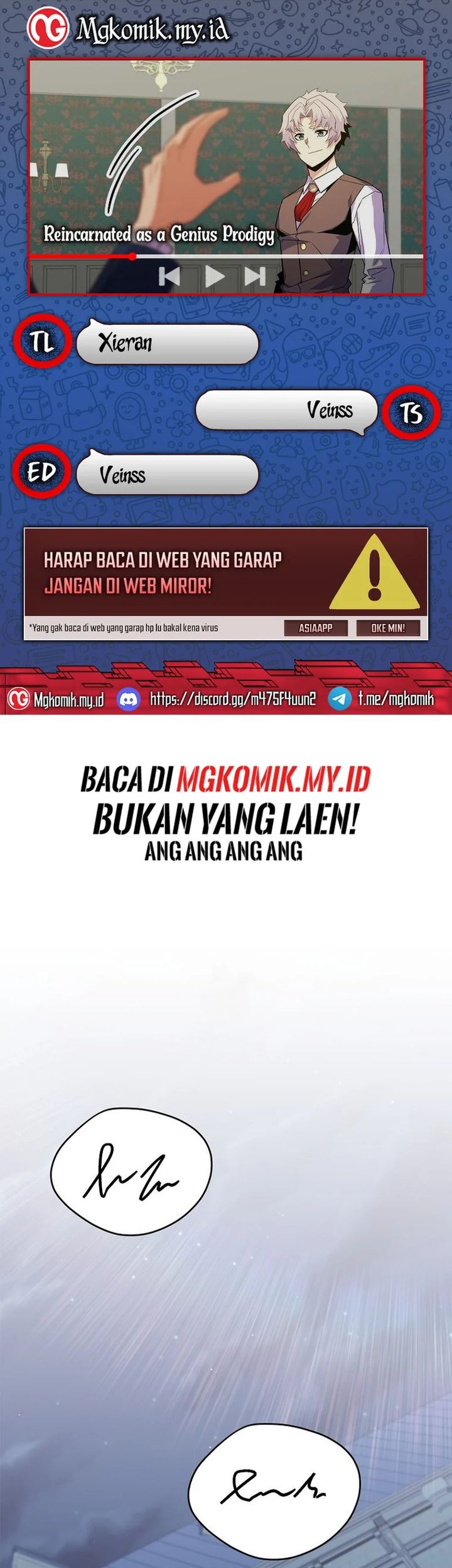 Komik Reincarnated as a Genius Prodigy of a Prestigious Family Chapter 45 gambar 1