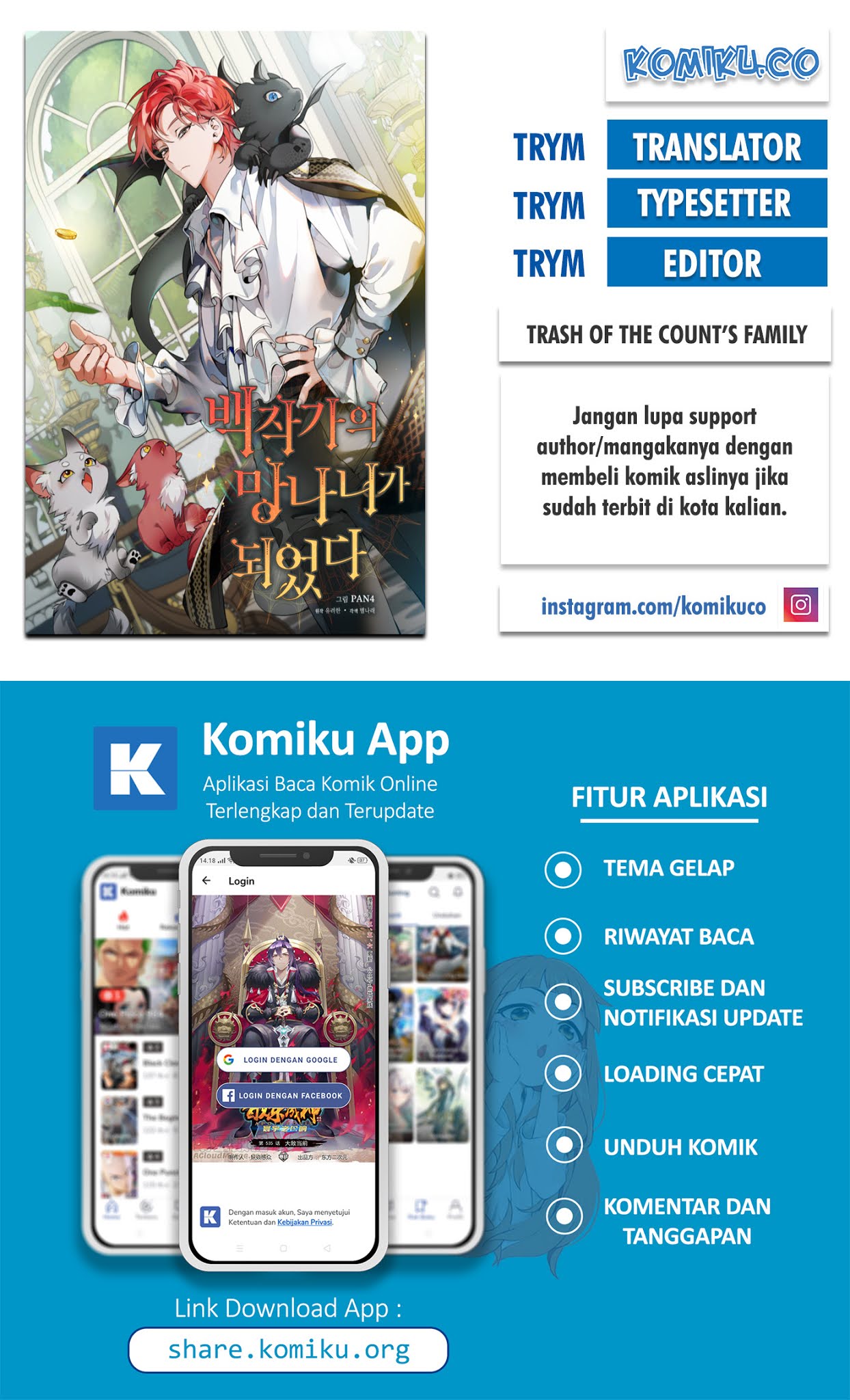 Komik Trash of the Count’s Family Chapter 24 gambar 1