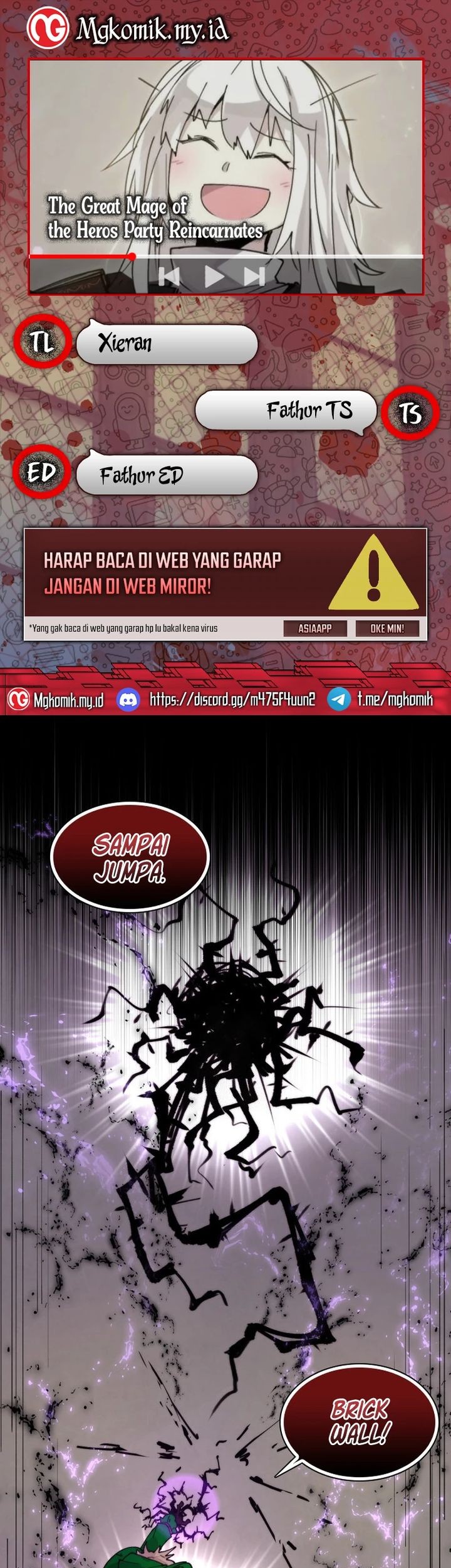 Komik The Rebirth of the Hero’s Party’s Archmage Chapter 77 gambar 1