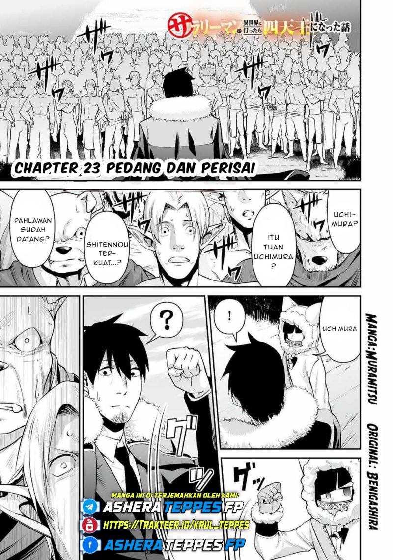 Manga Salaryman Ga Isekai Ni Ittara Shitennou Ni Natta Hanashi Chapter 23 gambar 2