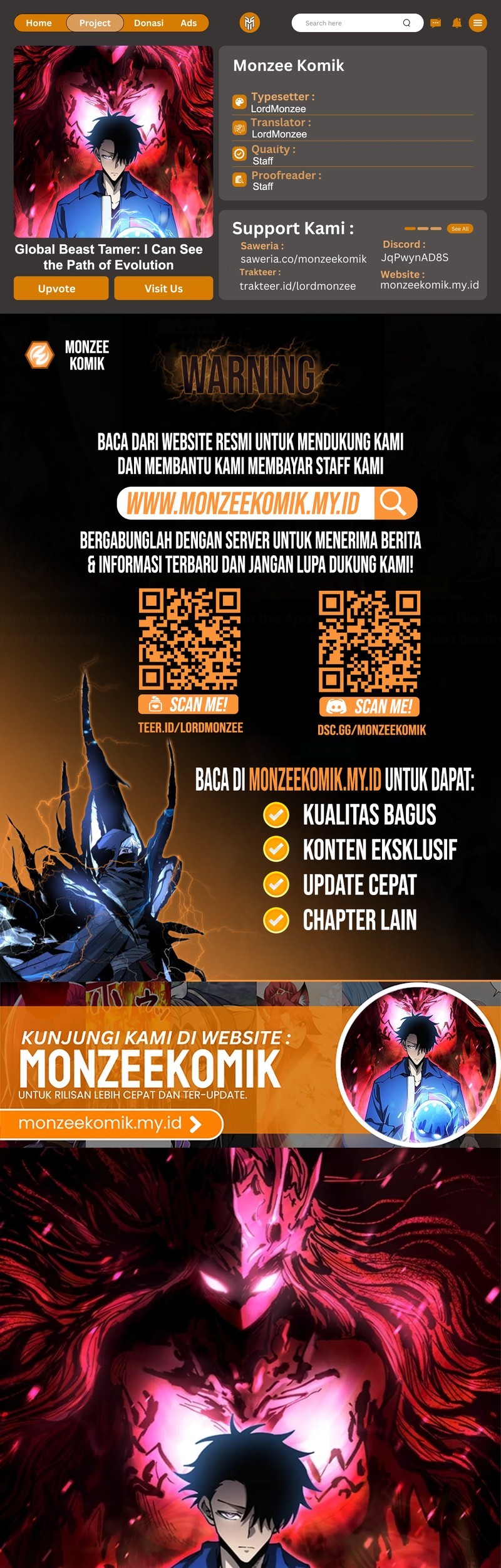 Komik Global Beast Tamer: I Can See the Path of Evolution Chapter 16 gambar 1