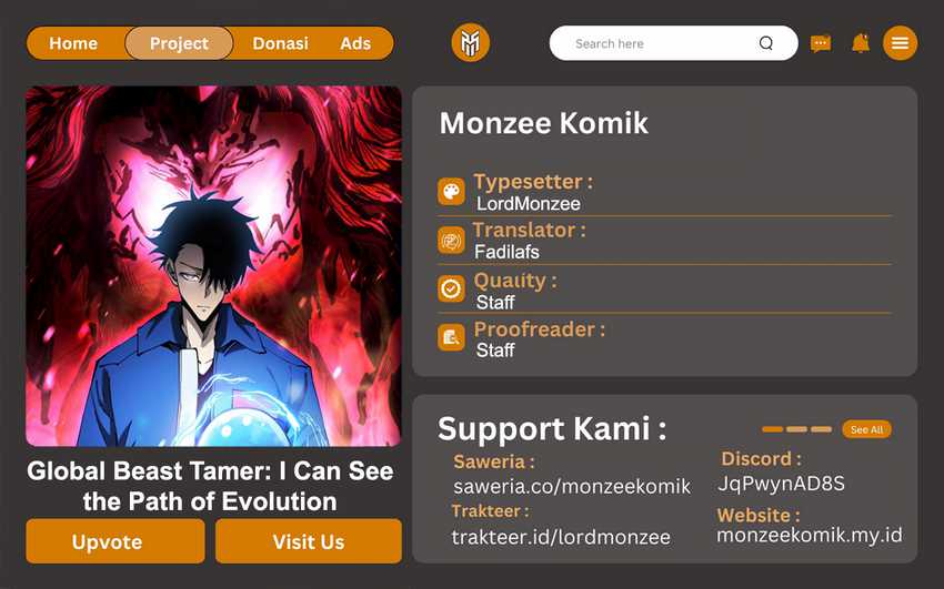 Komik Global Beast Tamer: I Can See the Path of Evolution Chapter 02 gambar 1