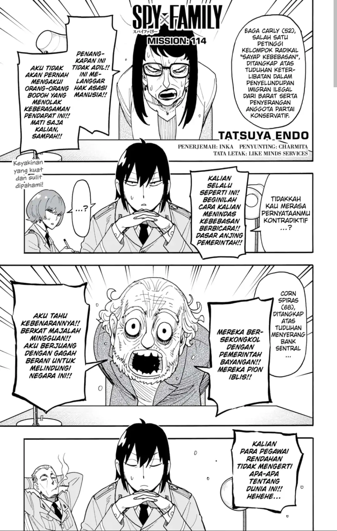 Komik Spy X Family Chapter 114 gambar 1