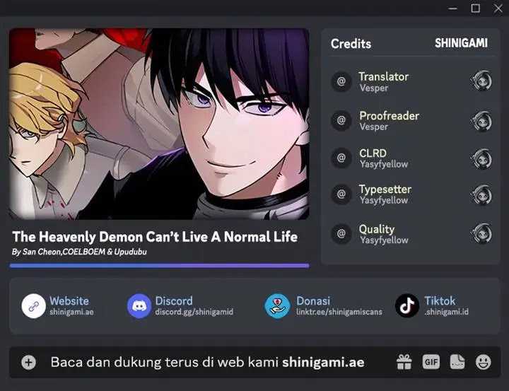 Komik The Heavenly Demon Can’t Live a Normal Life Chapter 153 gambar 1