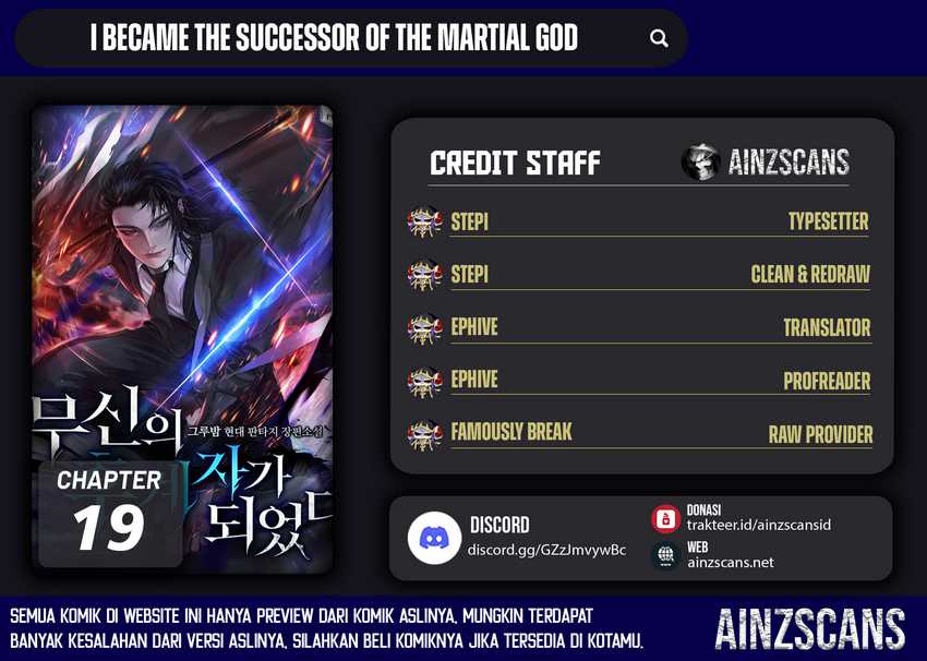 Komik I Became the Successor of the Martial God Chapter 20 gambar 1