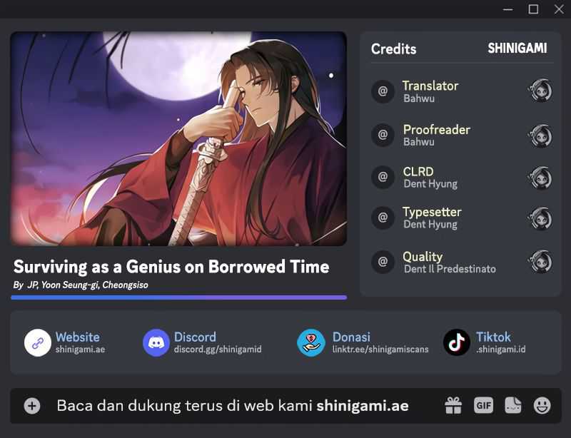 Komik Surviving as a Genius on Borrowed Time Chapter 26 gambar 1