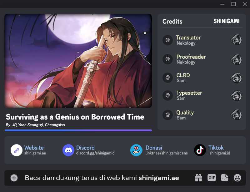 Komik Surviving as a Genius on Borrowed Time Chapter 05 gambar 1