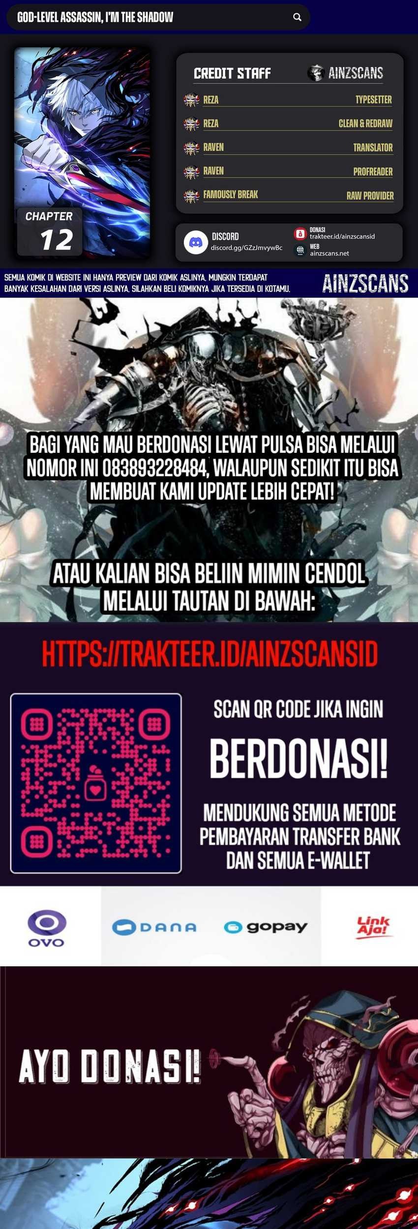 Komik God-level Assassin, I’m the Shadow Chapter 12 gambar 1