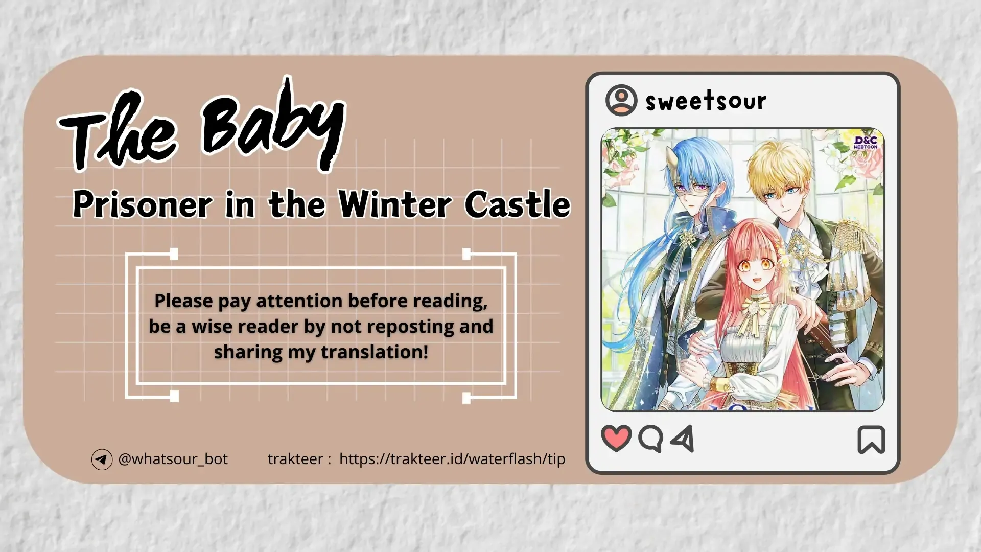 Manhwa Baby Prisoner of Winter Castle Chapter 56 gambar 2