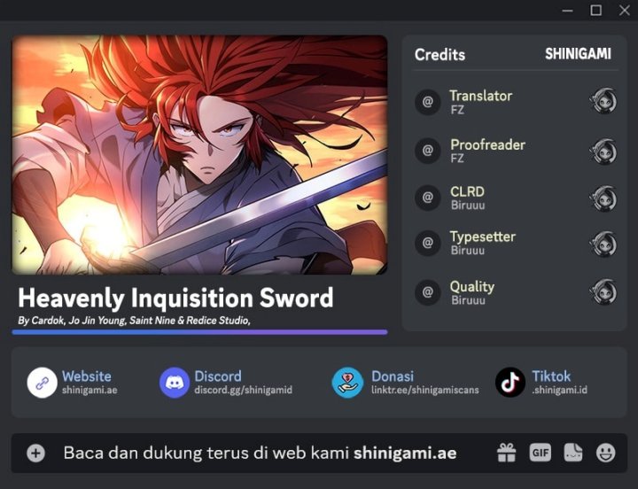 Komik Heavenly Inquisition Sword Chapter 118 gambar 1