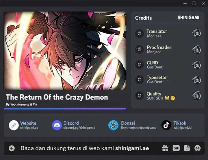 Komik Return of the Mad Demon Chapter 150 gambar 1