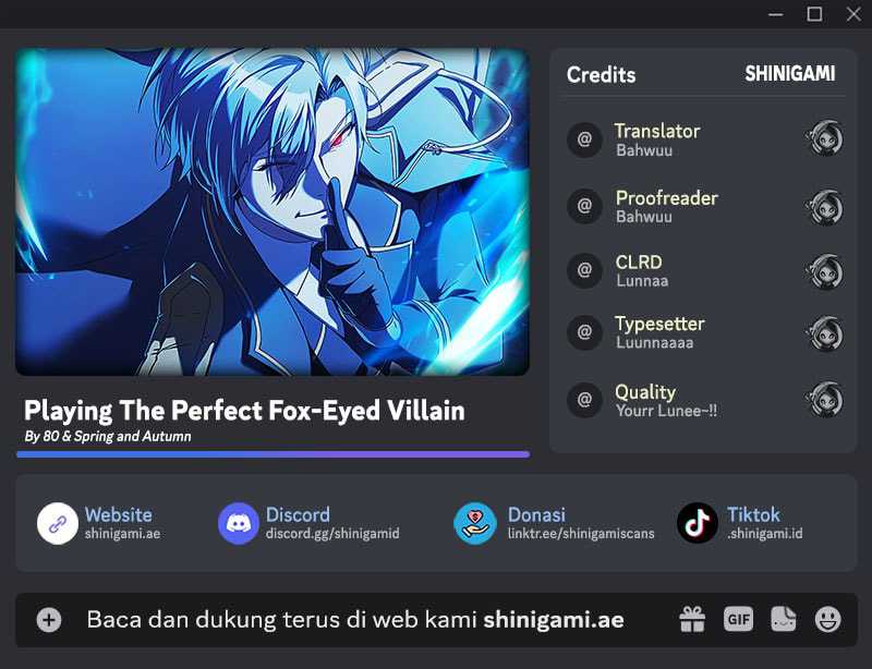 Komik Playing The Perfect Fox-Eyed Villain Chapter 08 gambar 1