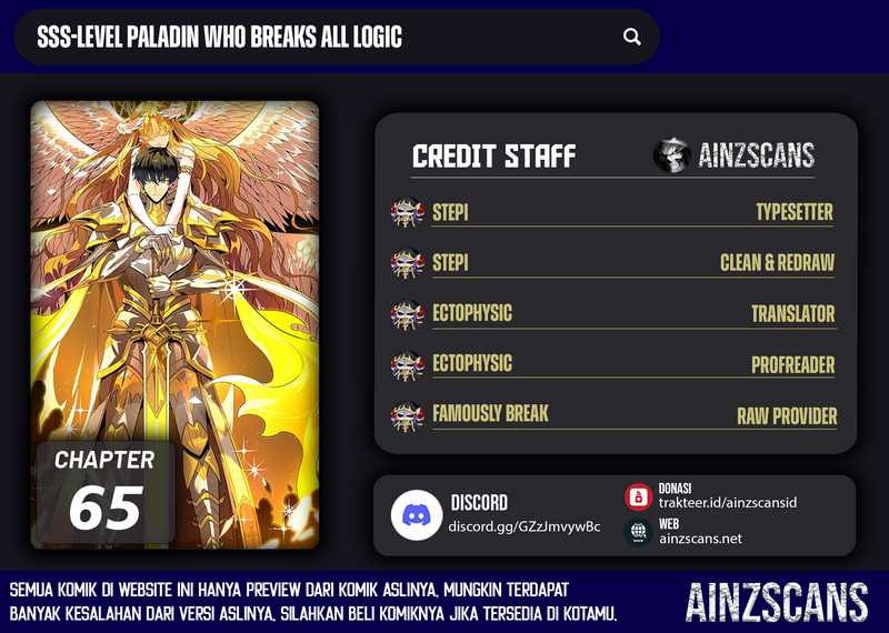 Komik SSS-level Paladin Who Breaks All Logic Chapter 65 gambar 1