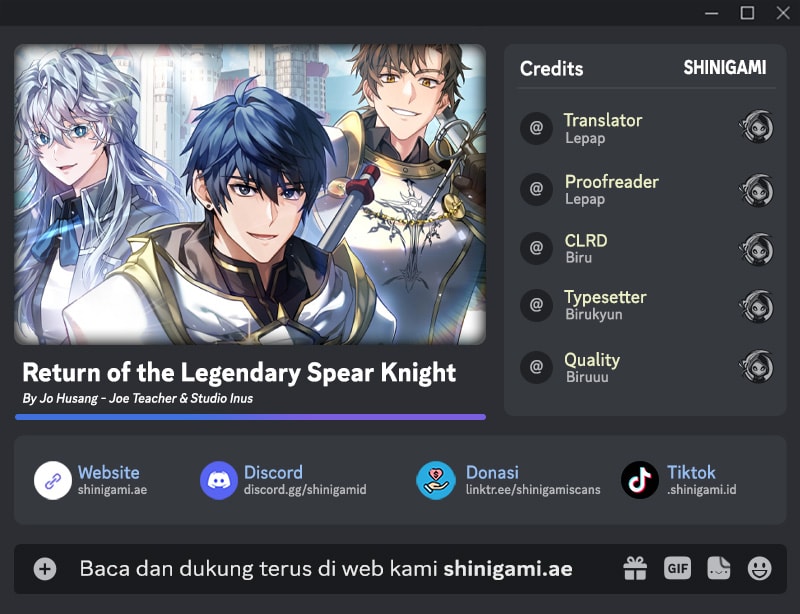 Komik Return of The Greatest Lancer Chapter 170 gambar 1